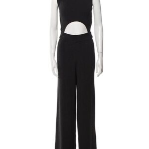 Baja East Cream Jumpsuit